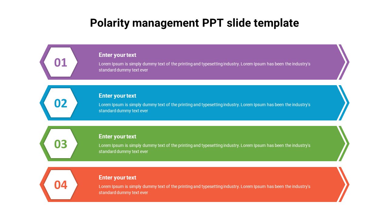 Polarity management PPT slide template